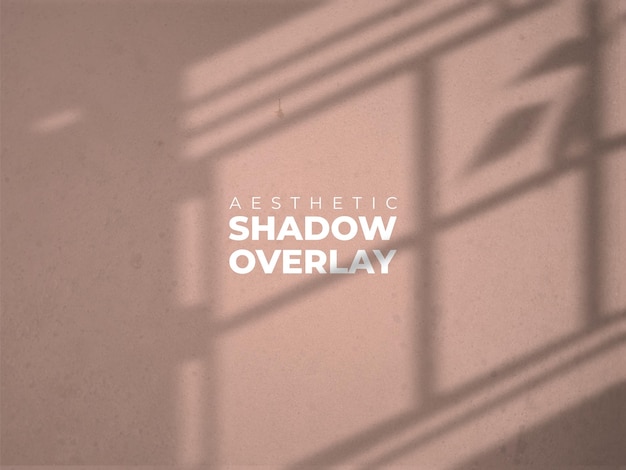 PSD leaves shadow overlay background