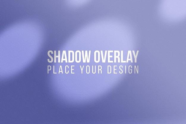 Lascia shadows overlay e finestra shadows overlay effect concetto trasparente
