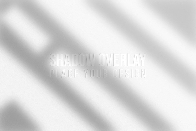 PSD leaves shadows overlay and window shadows overlay effect transparent concept