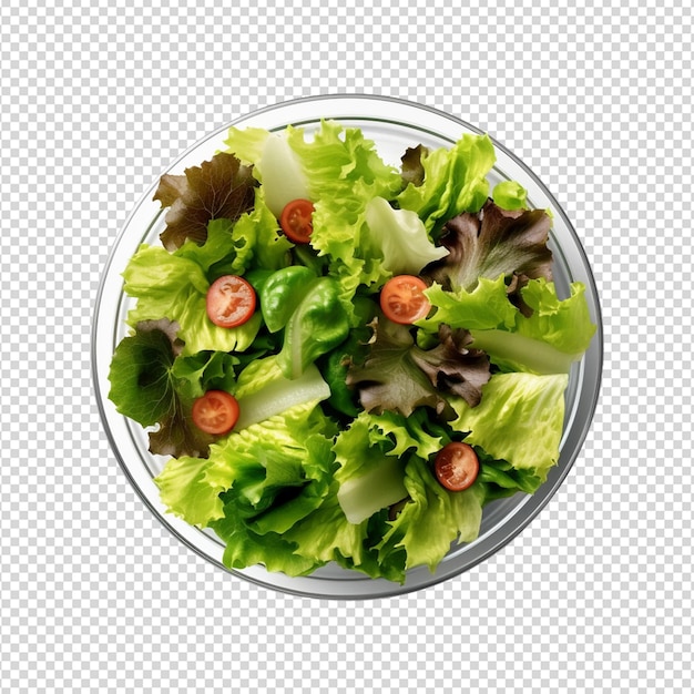 PSD lechuga isolated on white