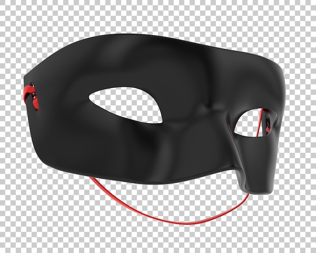 Leeg feestmasker op transparante achtergrond 3d teruggevende illustratie