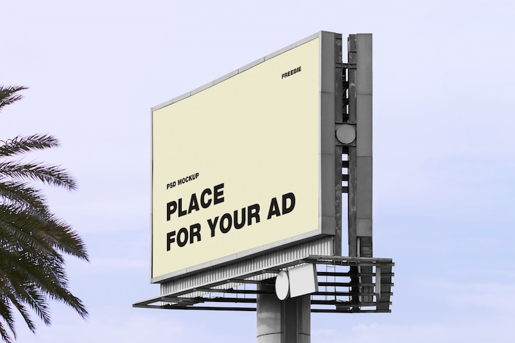 PSD lege billboard mockup