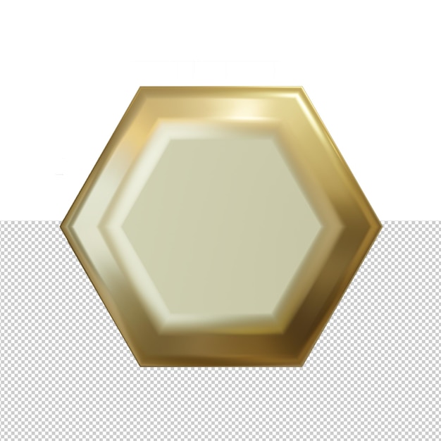 PSD lege gouden labels en badge 3d render