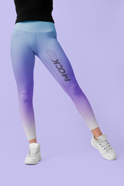 PSD legging mockup design