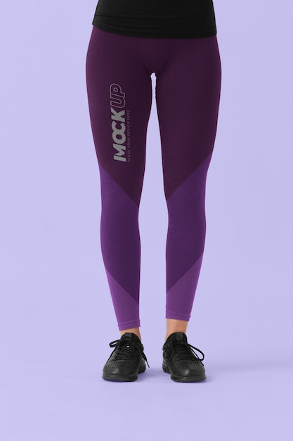 PSD legging mockup design