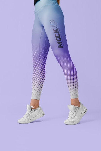 PSD legging mockup-ontwerp