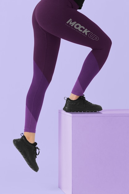 PSD legging mockup-ontwerp