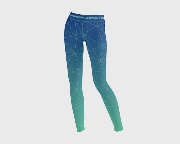 PSD legging mockup set in psd