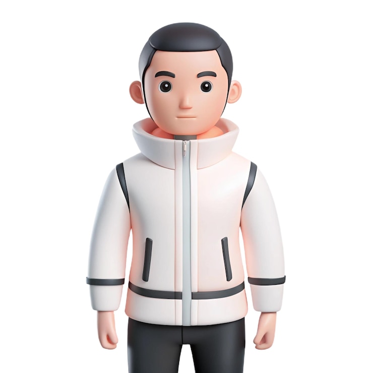 PSD a lego figure with a hood that says quot the word quot on it