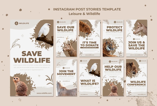 PSD leisure and wildlife instagram stories