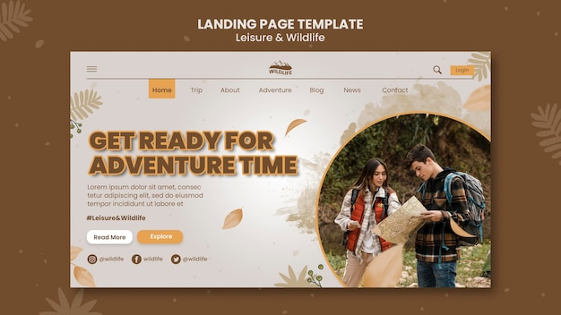 PSD leisure and wildlife landing page