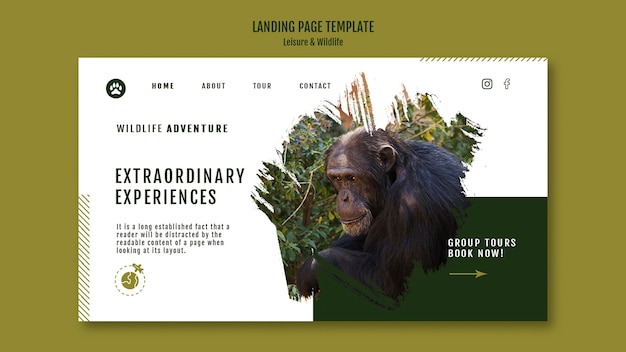 PSD leisure and wildlife landing page