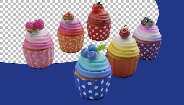 Lekkere cupcakes met room geschikt voor banketconcept