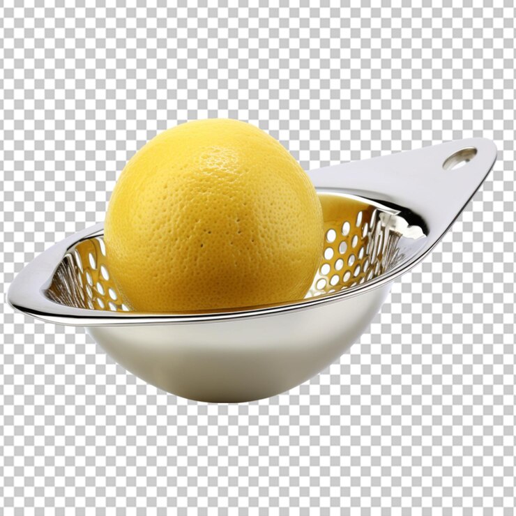 PSD lemon isolated fruits on transparent background