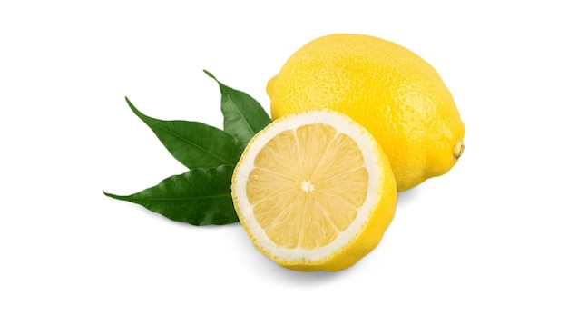 lemon on a isolated white background