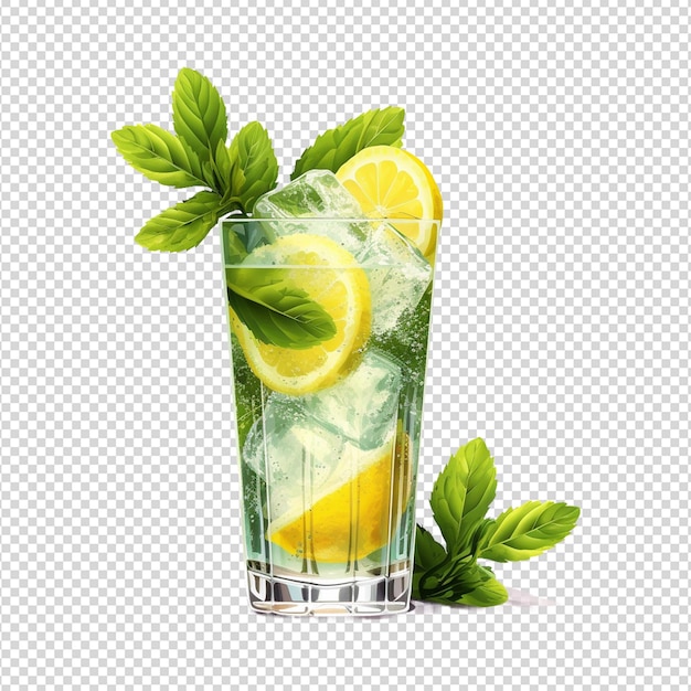 PSD lemon tea background