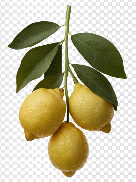 PSD un albero di limoni con un ramo che dice limoni