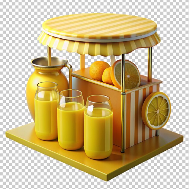 PSD lemonade stand of sap karretje