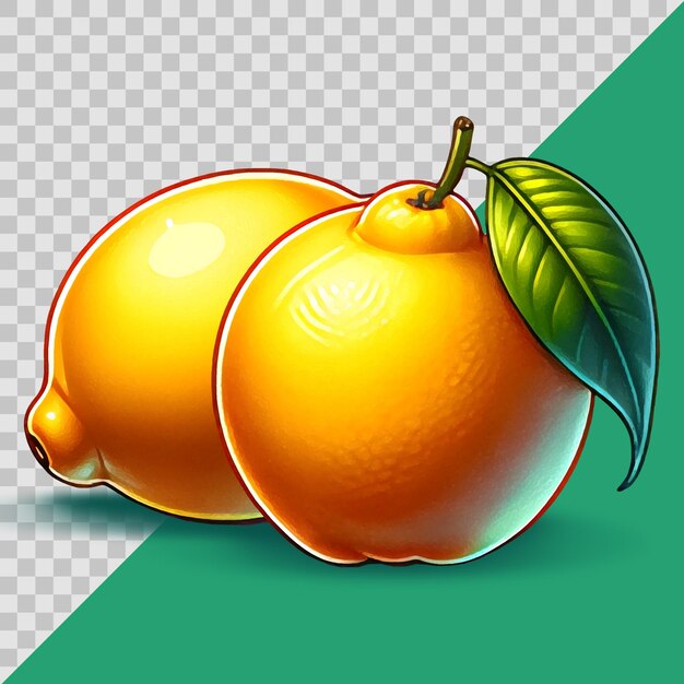 PSD disegno illustrativo di lemons.