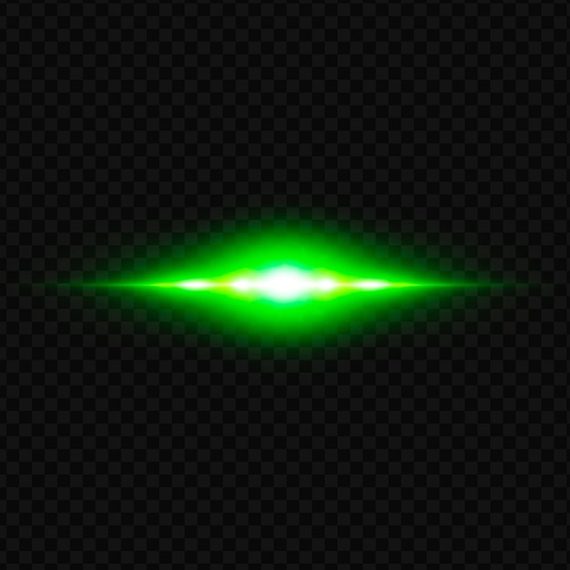 Lens flare light special effect on Black background