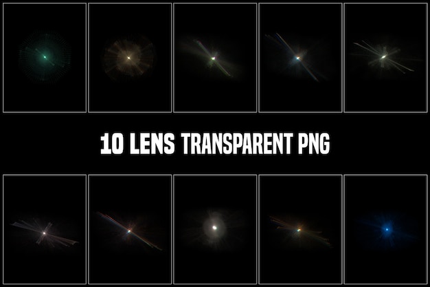 PSD 렌즈 투명 컬렉션