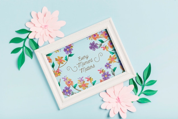 Lente frame concept met letters