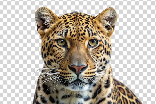 A leopard on transparent background