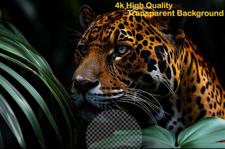 PSD a leopard with a cheetah brand name on it