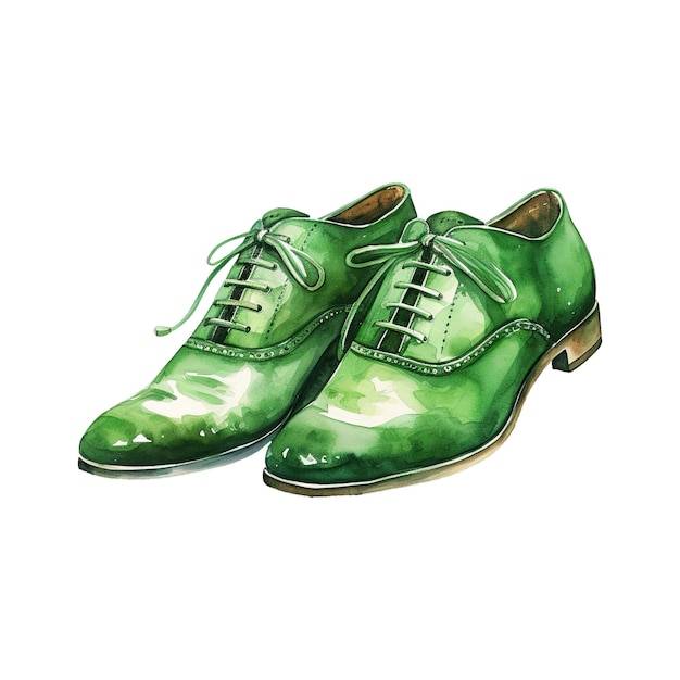 PSD leprechaun shoes