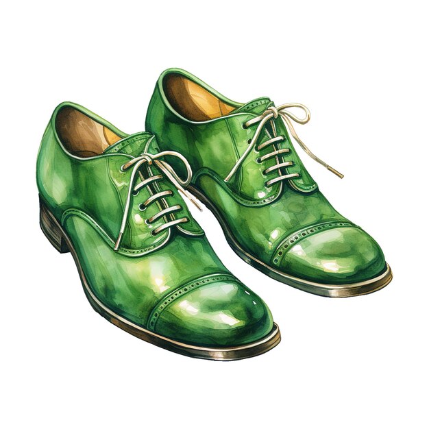 PSD leprechaun shoes