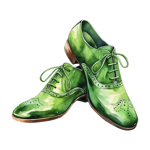 PSD leprechaun shoes