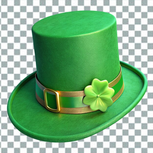 PSD leprechaun tophat with clover