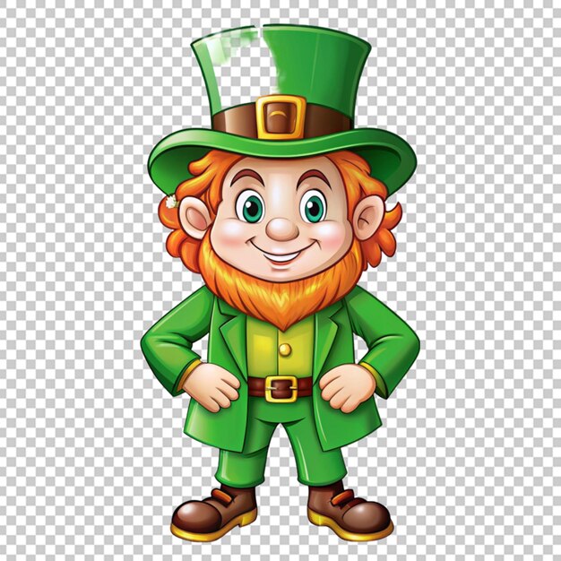 PSD leprechaun con il cappello verde