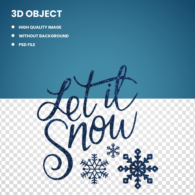 PSD let it snow