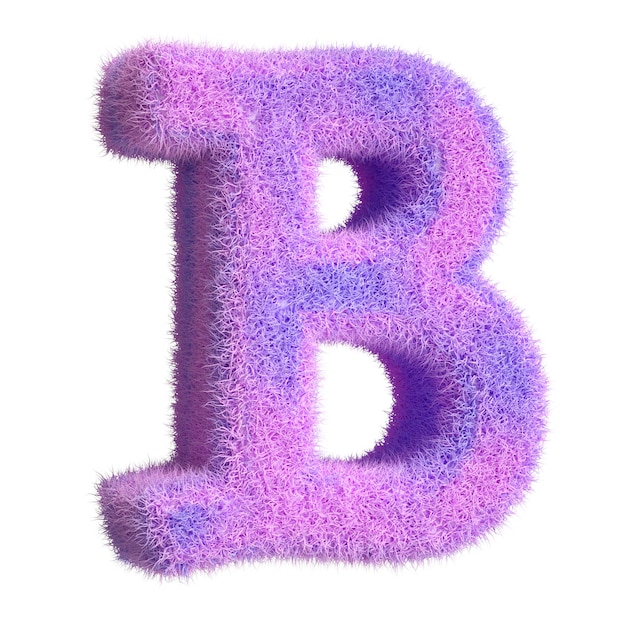 PSD lettera b in 3d