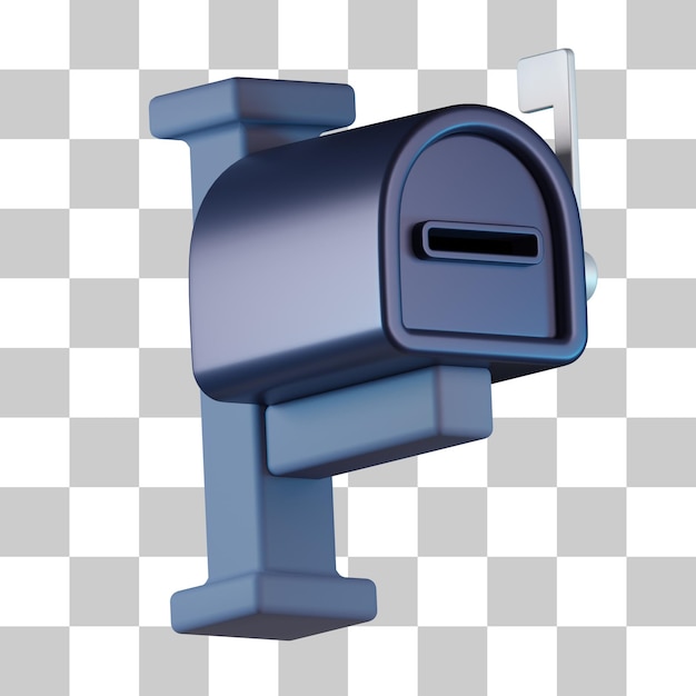 Letter box 3d icon