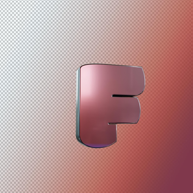 Premium PSD A letter f Premium PSD A letter f