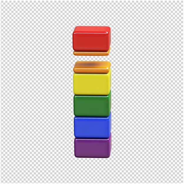 จดหมายจากสีของธง LGBT