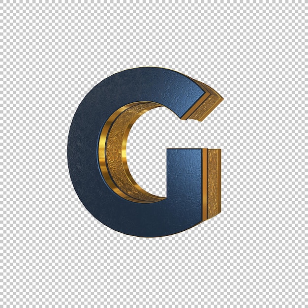 편지 G 3d 렌더링