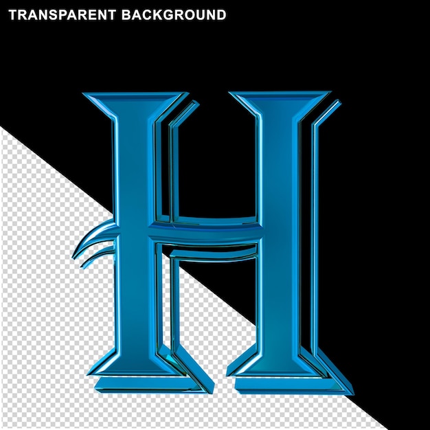 PSD letter h