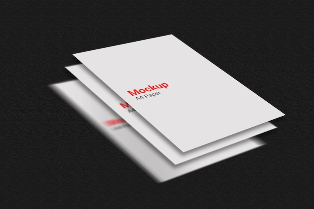 PSD letter head mockup presentation