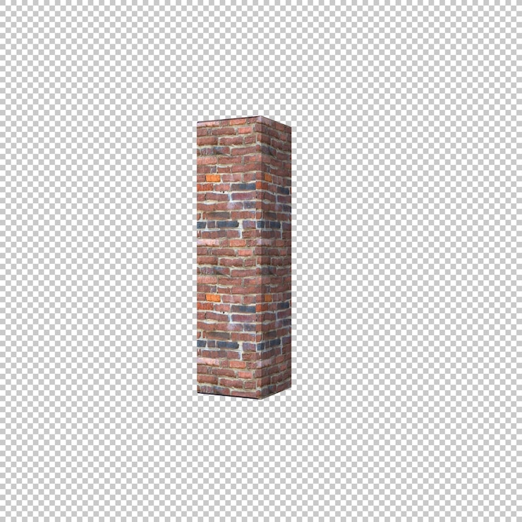 PSD буква i 3d визуализации