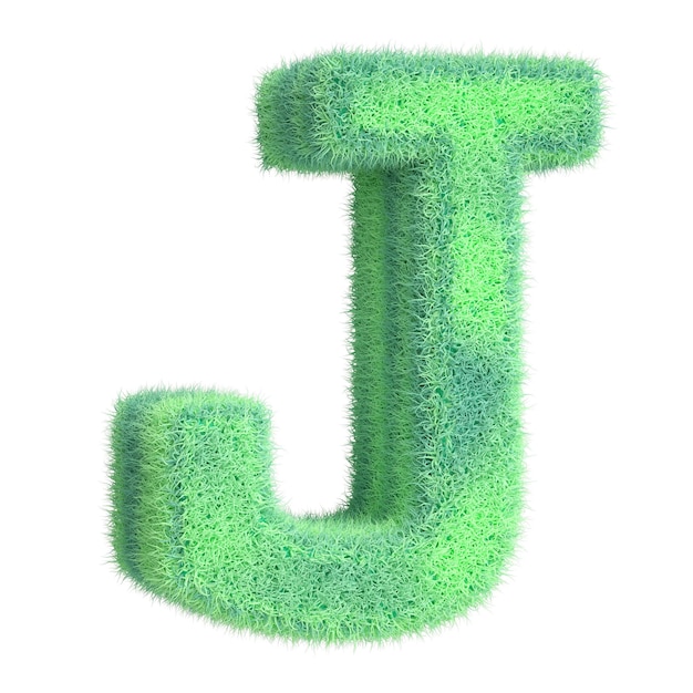 PSD 3d の文字 j