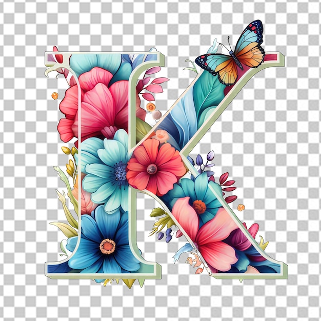 PSD letter k png