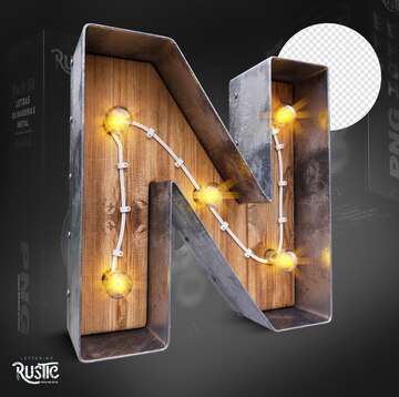 Light Up Letter N