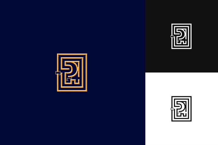 PSD letter p logo with sovereign vibe monogram logo style design illustration logo vector designs