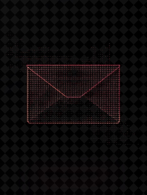 PSD the letter with the letters on a black background