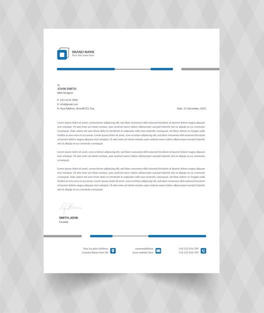 letterhead template