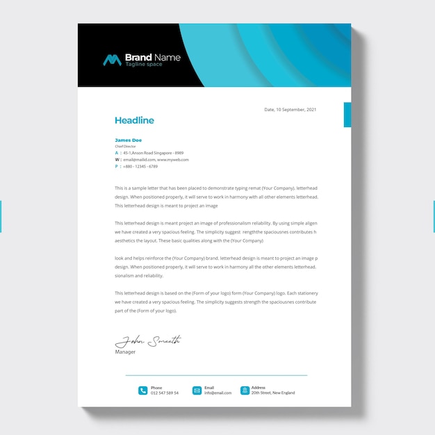 PSD letterhead