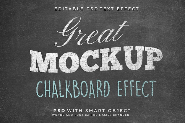 PSD letterpress vintage text effects